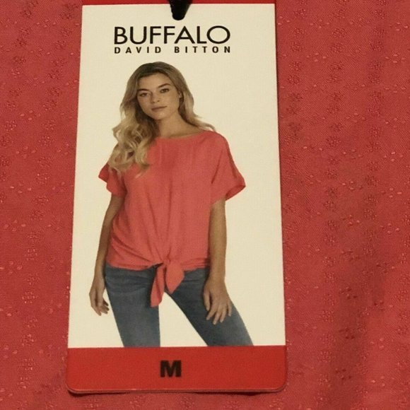 Buffalo David Bitton Ladies' Tie Front Top Blouse - Picture 4 of 5